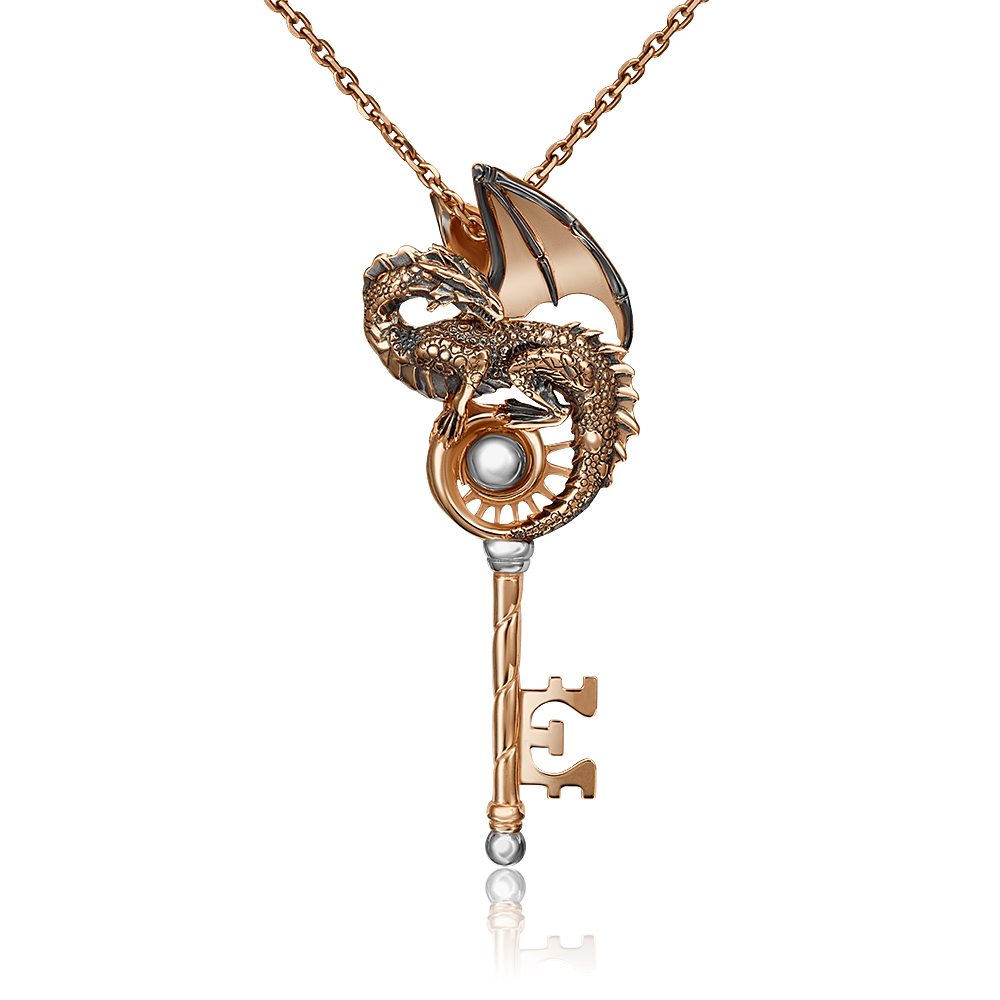 

Бегунок из белого золота/красного золота PLATINA jewelry 03-2994-00-000-1111-48, 03-2994-00-000-1111-48