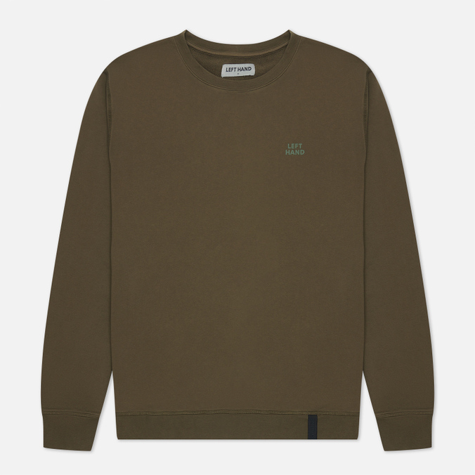 

Мужская толстовка Left Hand Sportswear Core Crew Neck оливковый, Размер S, Зеленый, Core Crew Neck