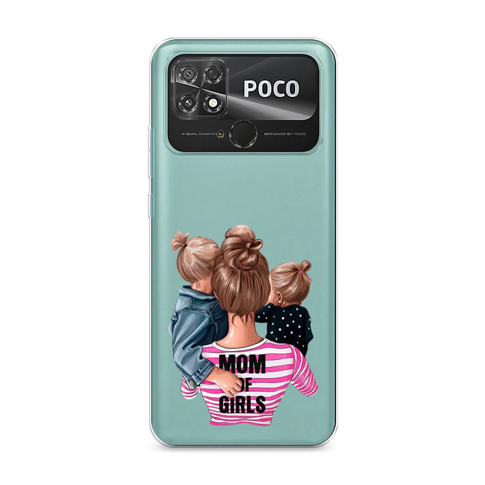 

Чехол Awog на Poco C40 "Mom of Girls", Разноцветный, 315850-6