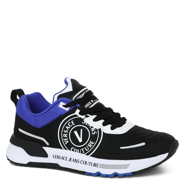 

Кроссовки мужские Versace Jeans Couture 74YA3SA1 черные 41 EU, Черный, 74YA3SA1