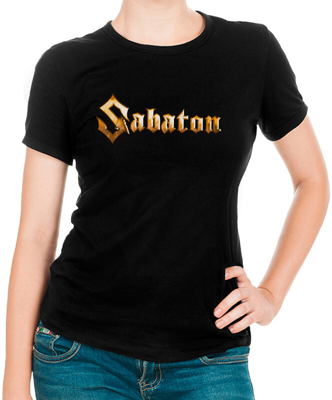 фото Футболка женская design heroes sabaton черная 2xl