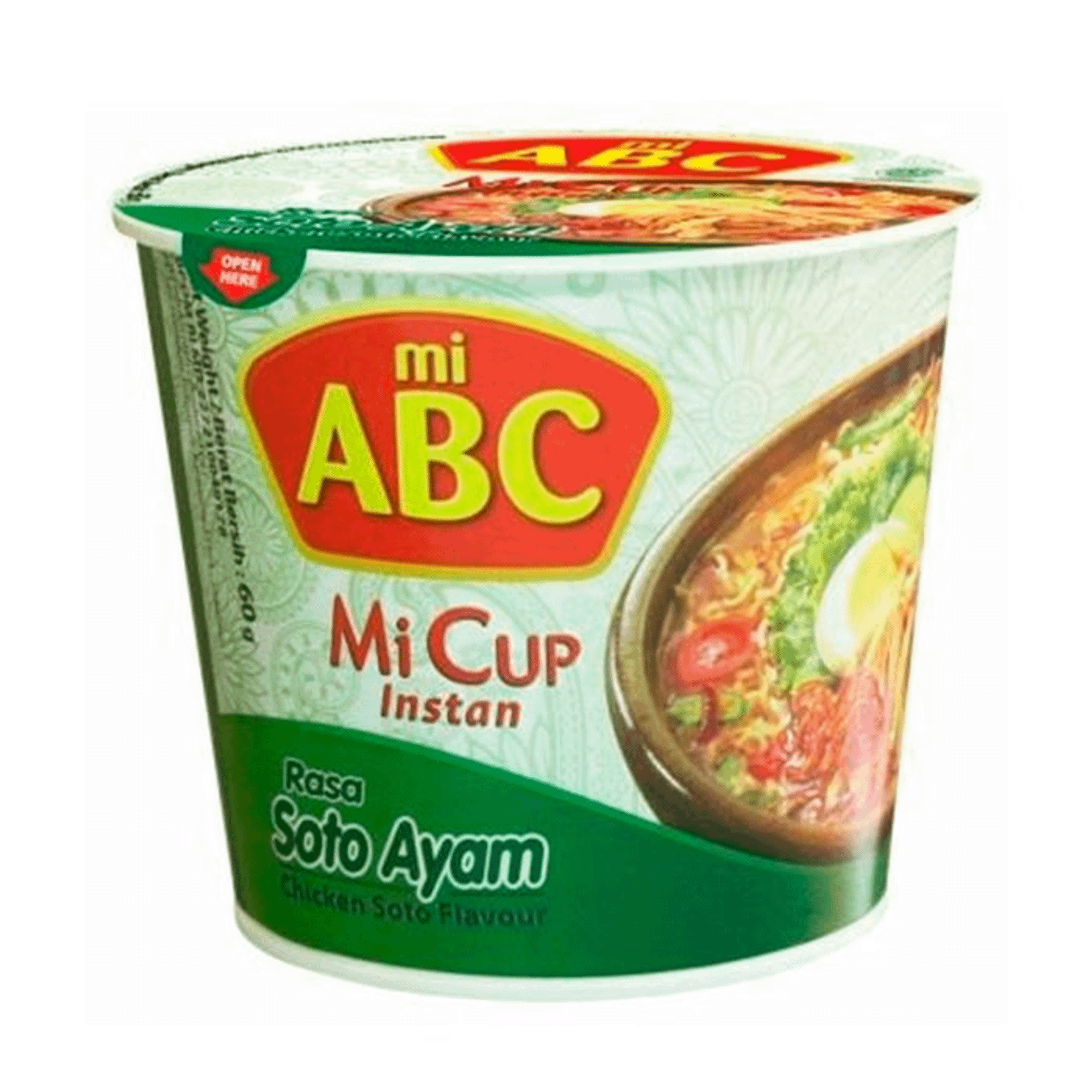 Лапша Mi ABC со вкусом куриного шашлыка быстрого приготовления 60 г