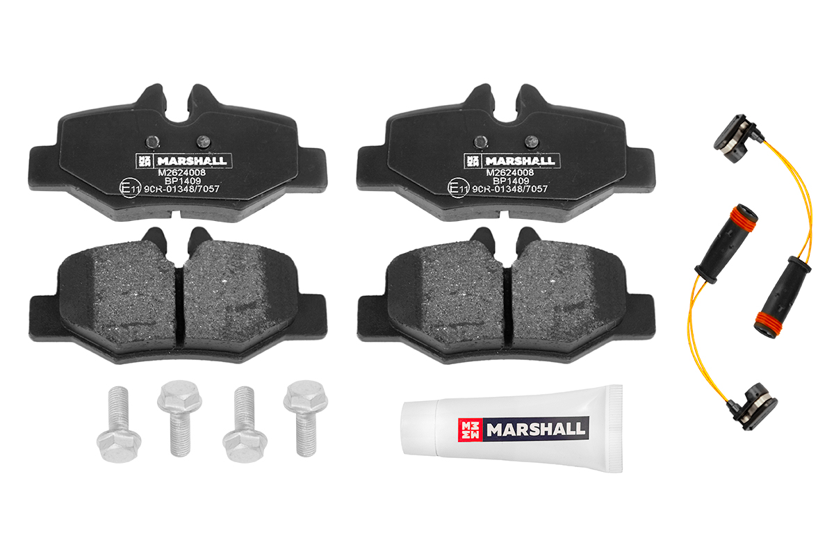 

Тормозные колодки MARSHALL Autoparts задние дисковые M2624008
