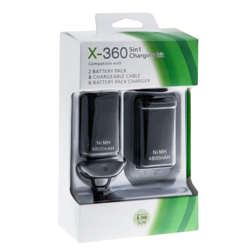 фото Комплект зарядный 4 в 1 controller charging kit (xbox 360) nobrand