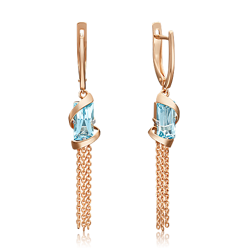

Серьги из красного золота с топазом PLATINA jewelry 02-4563-00-201-1110-46_0, 02-4563-00-201-1110-46_0