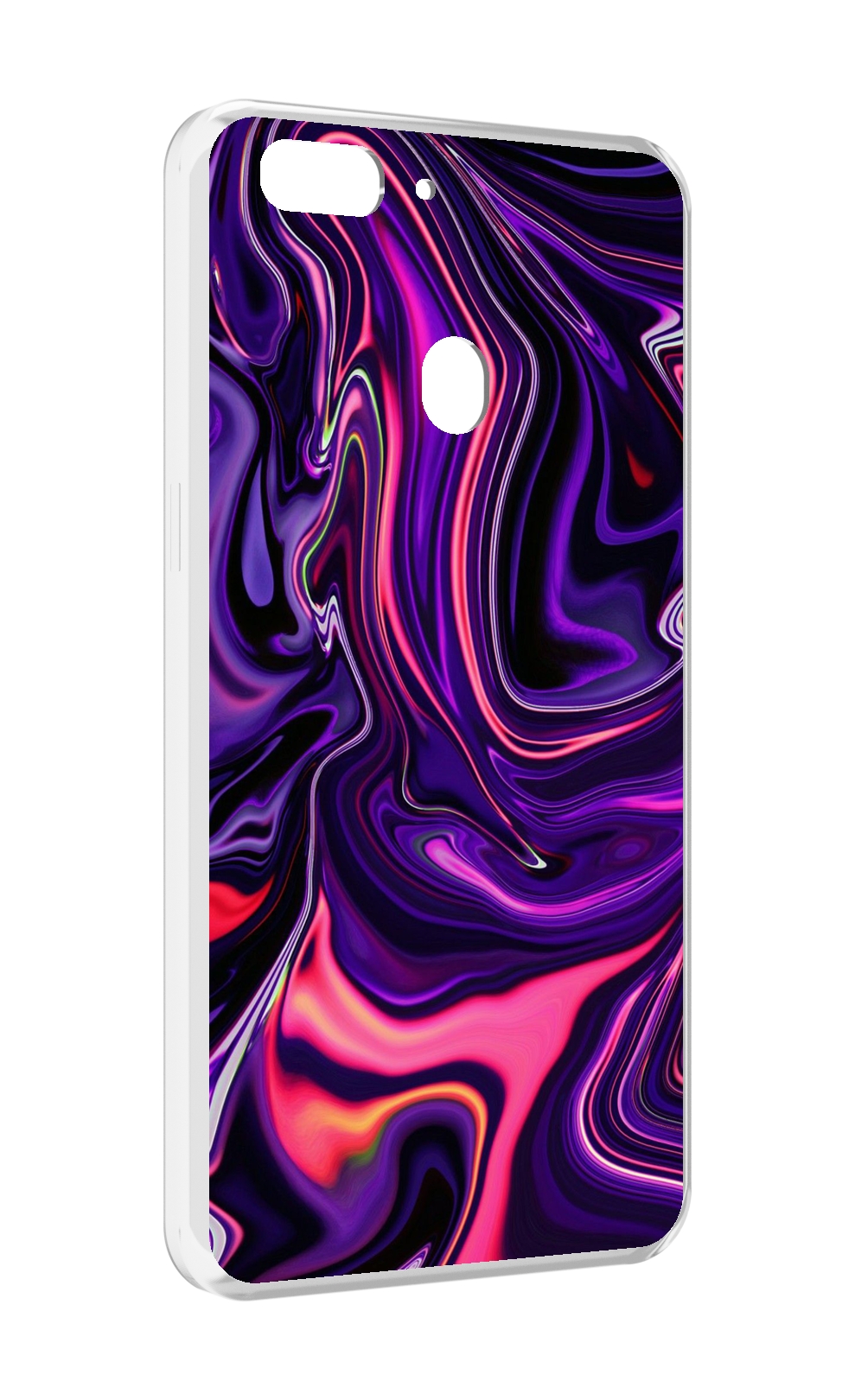 

Чехол MyPads фиолетовые краски для Oppo Realme 2, Прозрачный, Tocco