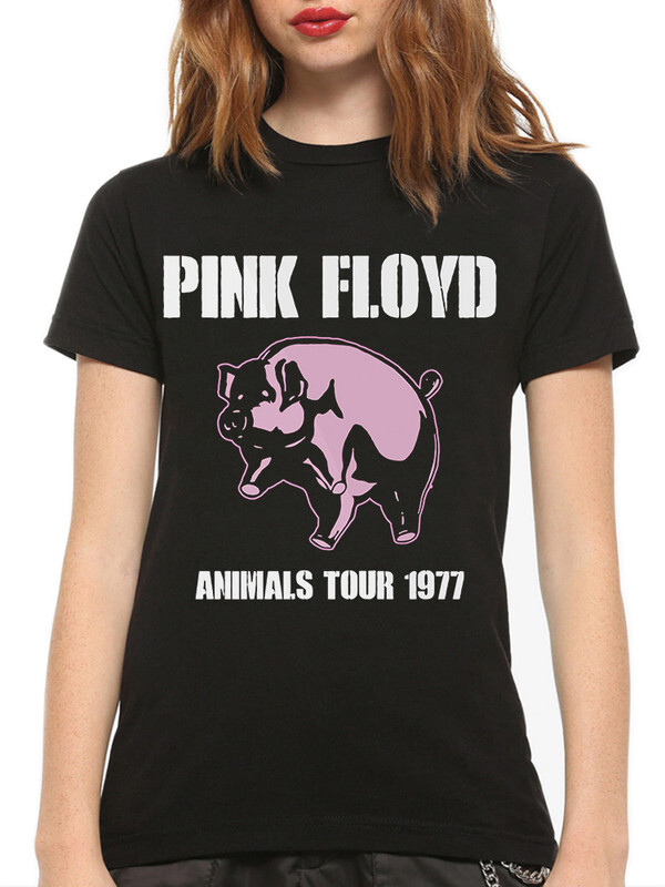 фото Футболка женская design heroes pink floyd черная 2xl