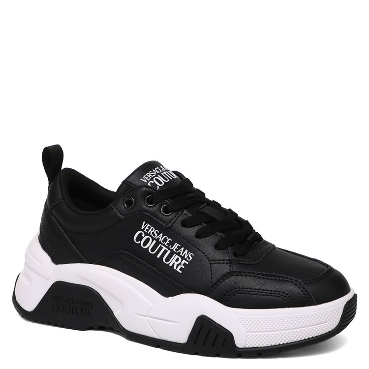 

Кроссовки женские Versace Jeans Couture 75VA3SF4 черные 38 EU, Черный, 75VA3SF4
