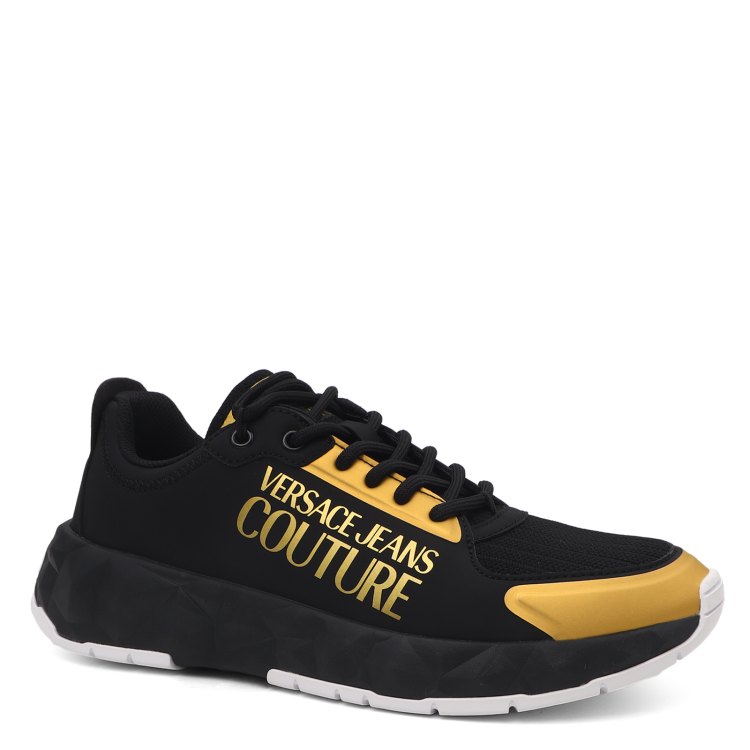 

Кроссовки мужские Versace Jeans Couture 75YA3SB4 черные 44 EU, Черный, 75YA3SB4