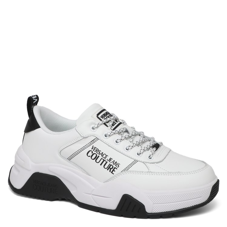 

Кроссовки мужские Versace Jeans Couture 75YA3SF1 белые 41 EU, Белый, 75YA3SF1