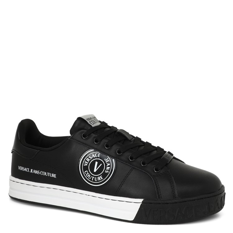 

Кеды мужские Versace Jeans Couture 75YA3SK1 черные 42 EU, Черный, 75YA3SK1