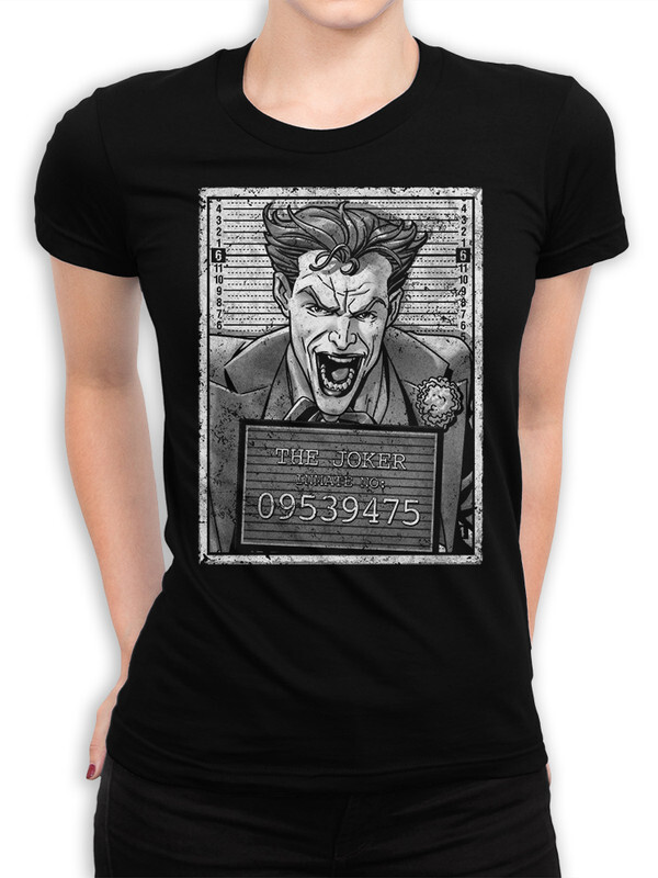 

Футболка женская Design Heroes Злодей Джокер черная XL, Злодей Джокер