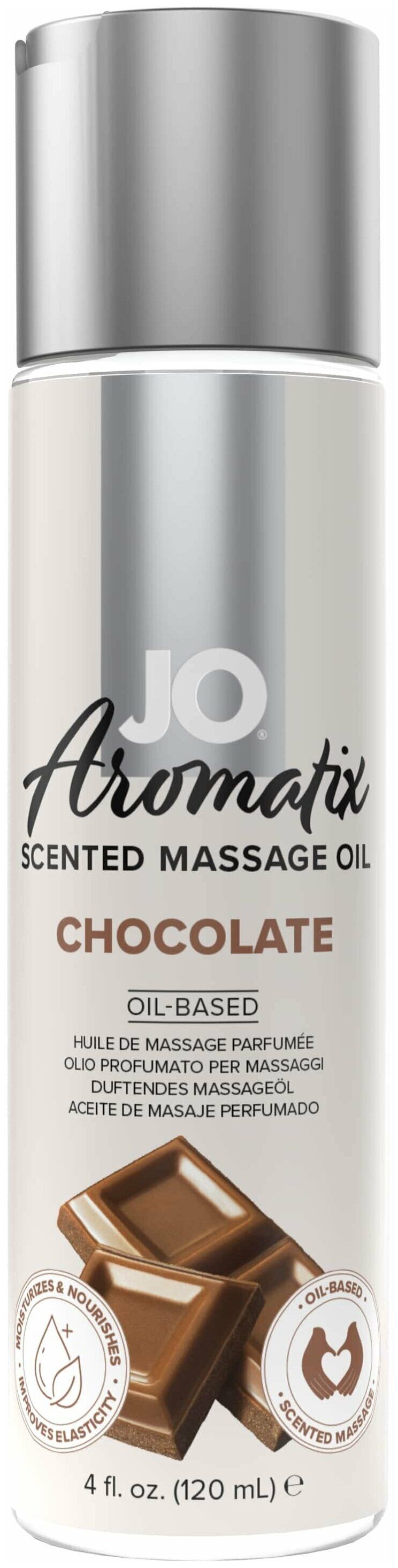 Массажное масло с ароматом шоколада JO Aromatix Massage Oil Chocolate 120 мл
