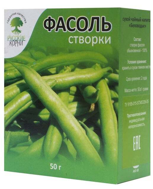 

Фасоль створки Русские Корни при подагре сбор 50 г