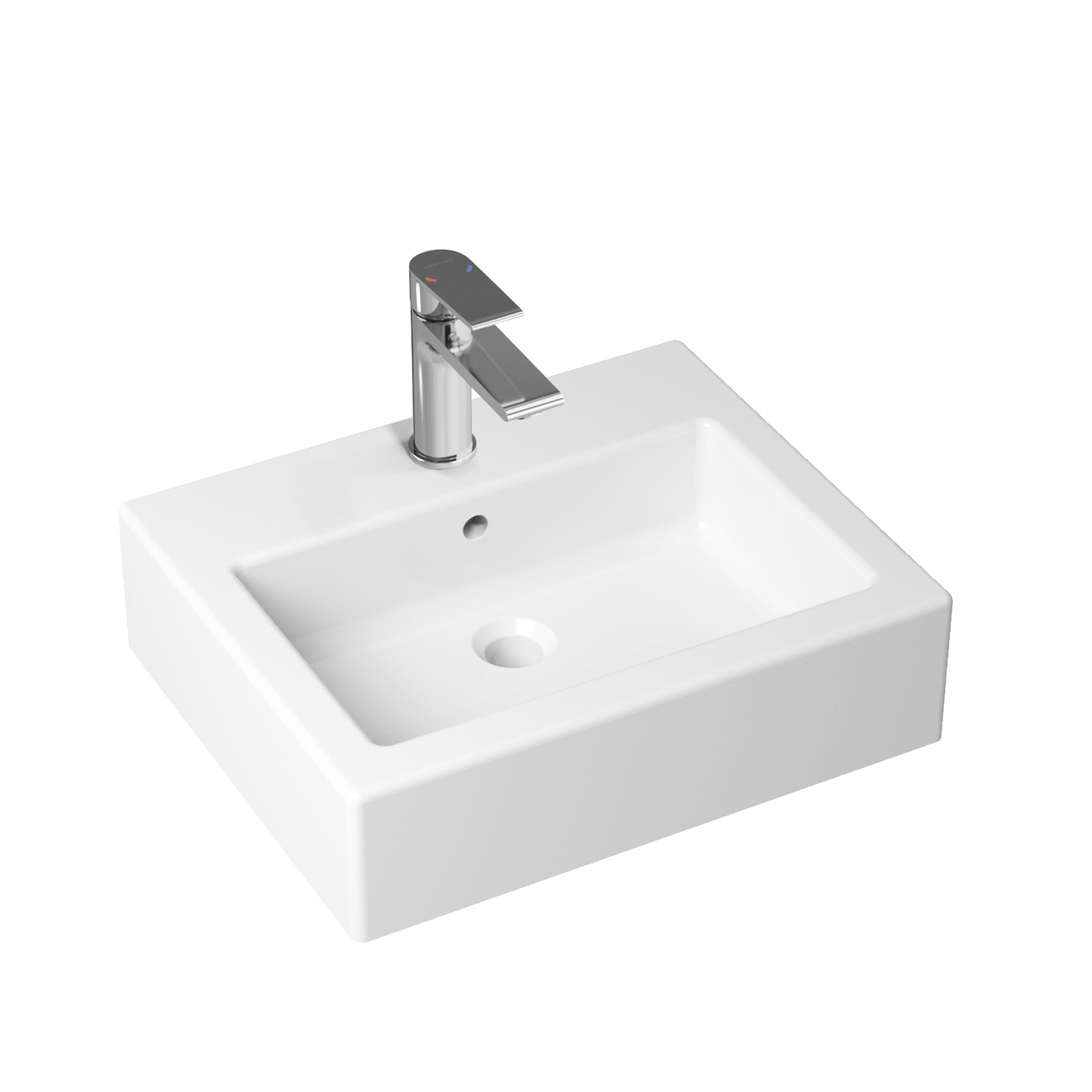 фото Комплект 2 в 1 lavinia boho bathroom sink 21510379, накладная раковина 50.5 см