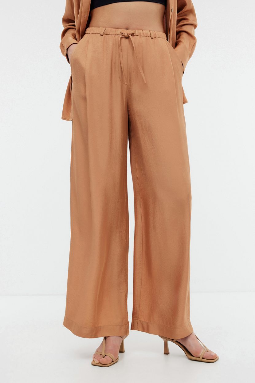 

Брюки женские Baon B2924052 бежевые L, Бежевый, B2924052