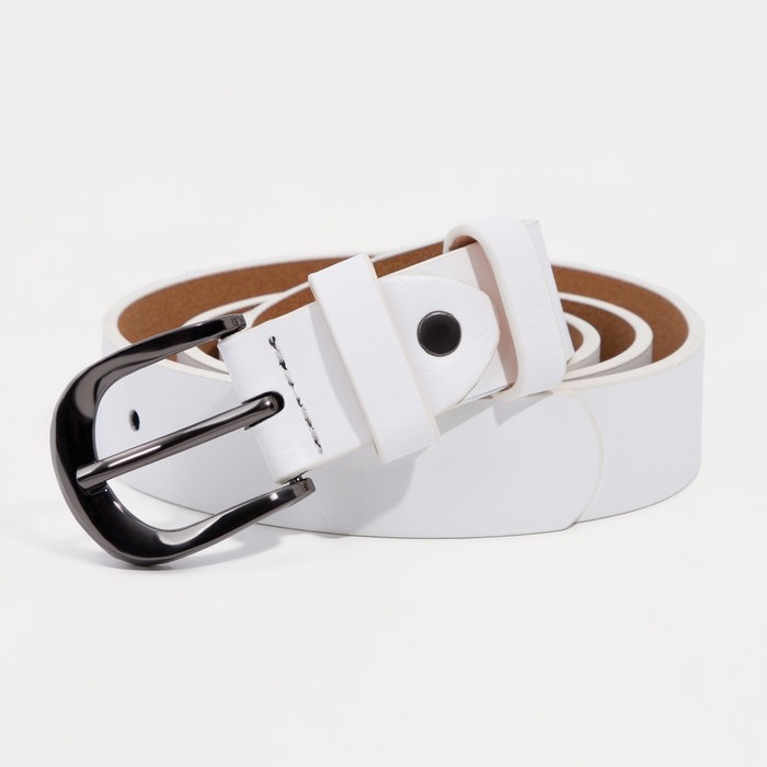 

Ремень женский NoBrand 9285643 белый, 115 см, 9285643