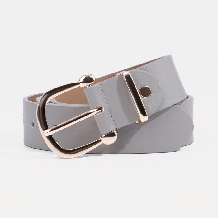 

Ремень женский NoBrand 9285649 серый, 115 см, 9285649