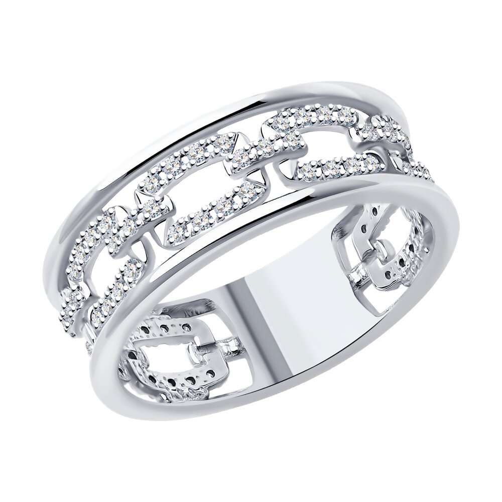 

Кольцо из золота р.  SOKOLOV Diamonds 1012571-3, бриллиант, 1012571-3