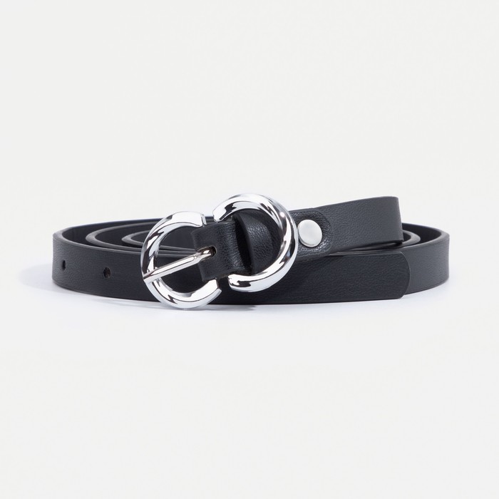 

Ремень женский NoBrand 9285601 чёрный, 115 см, Черный, 9285601