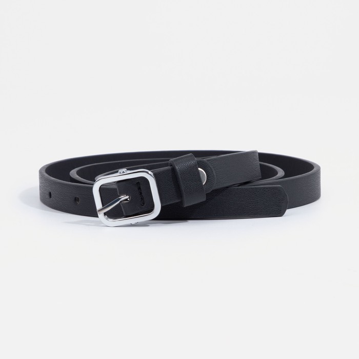 

Ремень женский NoBrand 9285622 чёрный, 115 см, Черный, 9285622