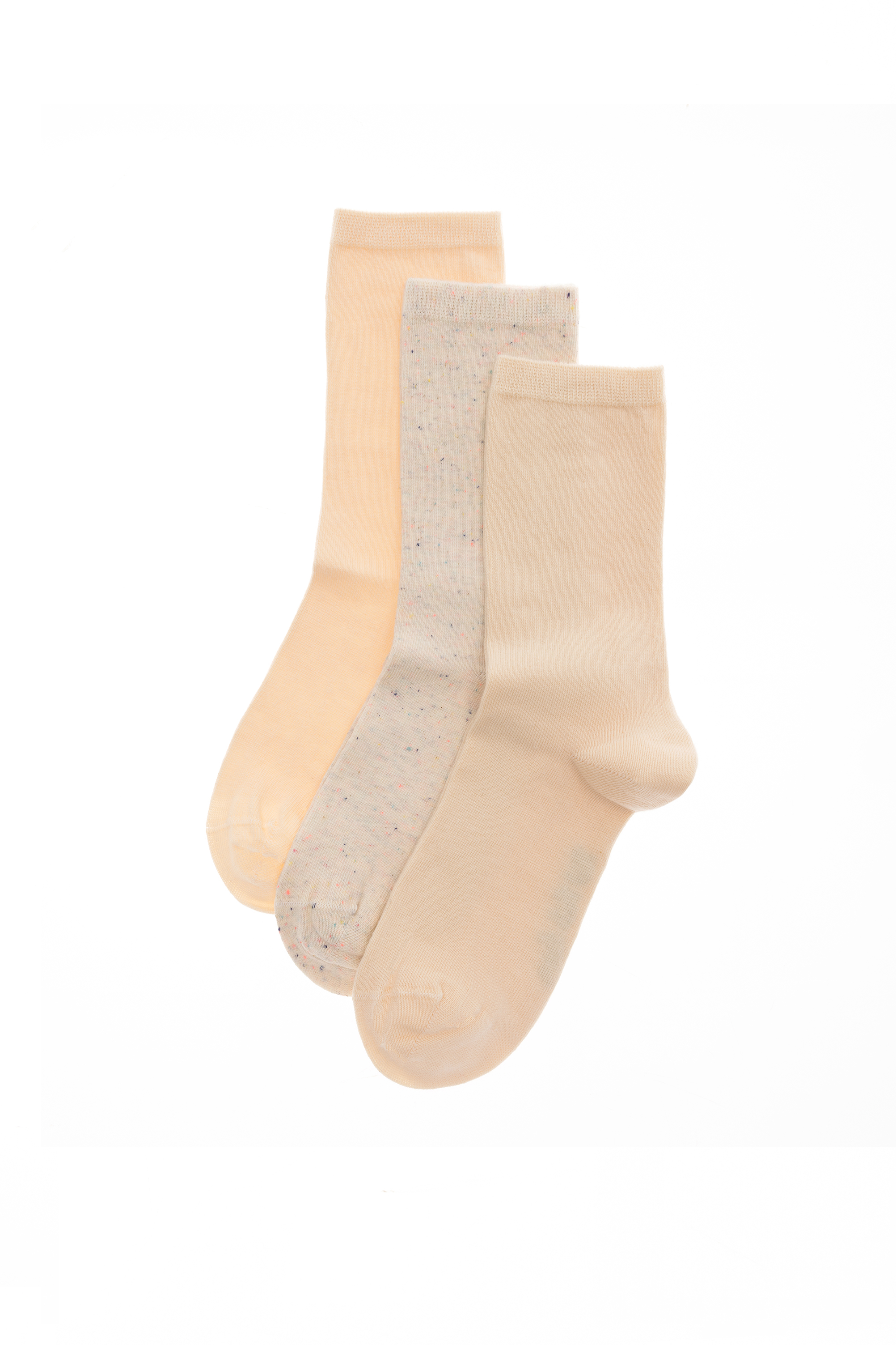 Комплект носков женских U.S. POLO Assn. A082SZ013P01ZERDA-3 бежевых one size