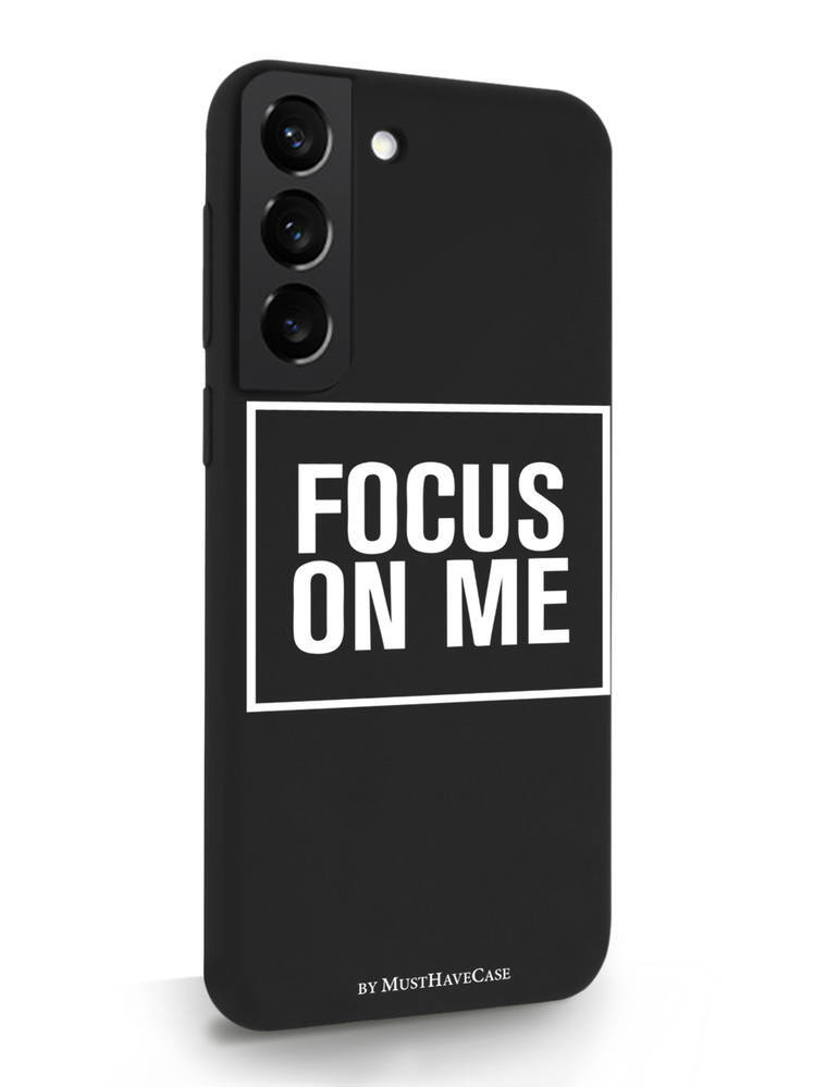 фото Чехол musthavecase для samsung galaxy s22 focus on me черный