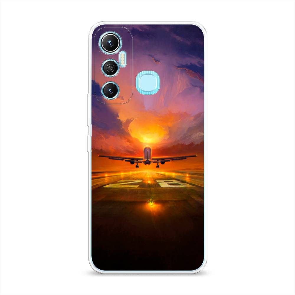 

Чехол на Infinix HOT 11 Helio G70 64 GB "Самолет на посадке", Оранжевый;синий, 3100750-6