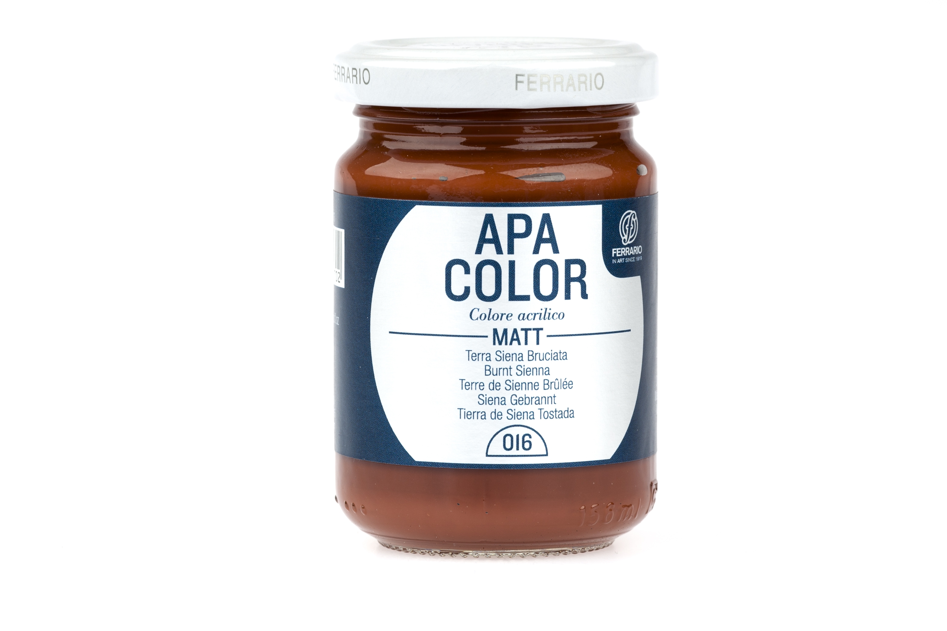

Акрил Ferrario Apa Color 150 мл № 16 жжёная сиена, BA0095AO016