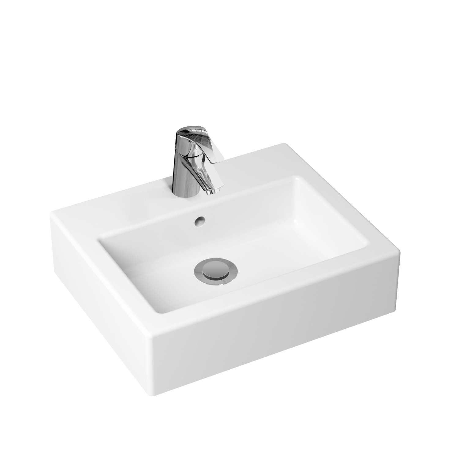 

Комплект 2 в 1 Lavinia Boho Bathroom Sink 21510459, накладная раковина 50.5 см