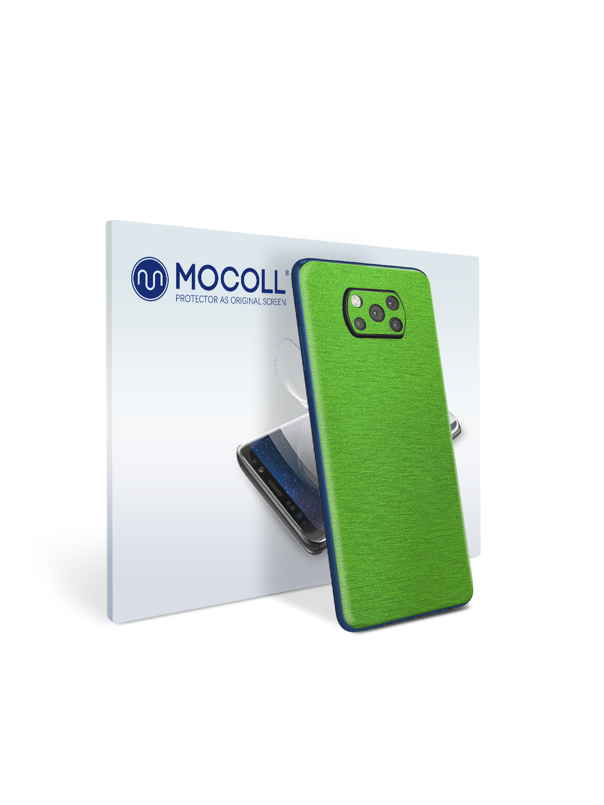 

Пленка защитная MOCOLL для задней панели Xiaomi Poco X3 NFC Металлик Зеленый