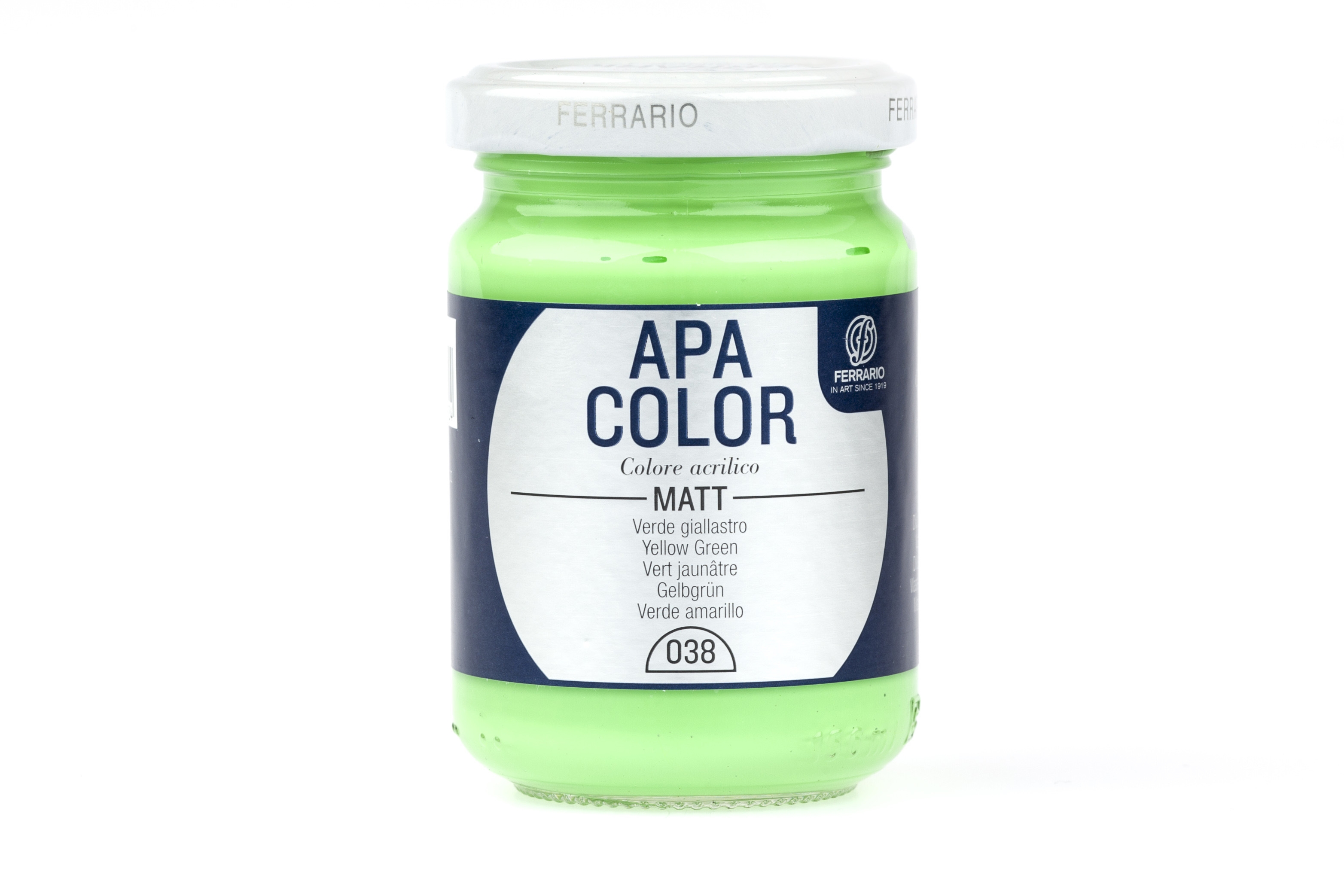 

Акрил Ferrario Apa Color 150 мл № 38 жёлто-зелёный, BA0095AO038