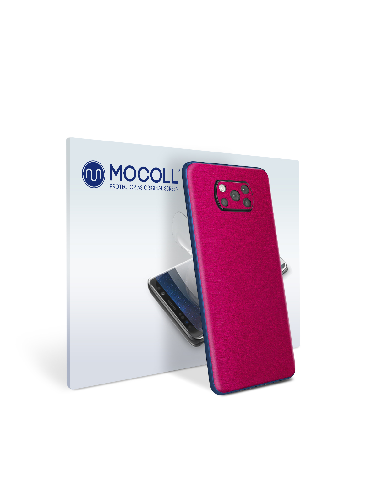 

Пленка защитная MOCOLL для задней панели Xiaomi Poco M3 Металлик Розовый