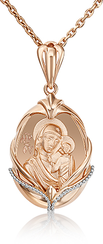 

Кулон из белого золота/красного золота PLATINA jewelry 03-3006-00-000-1111-42, 03-3006-00-000-1111-42