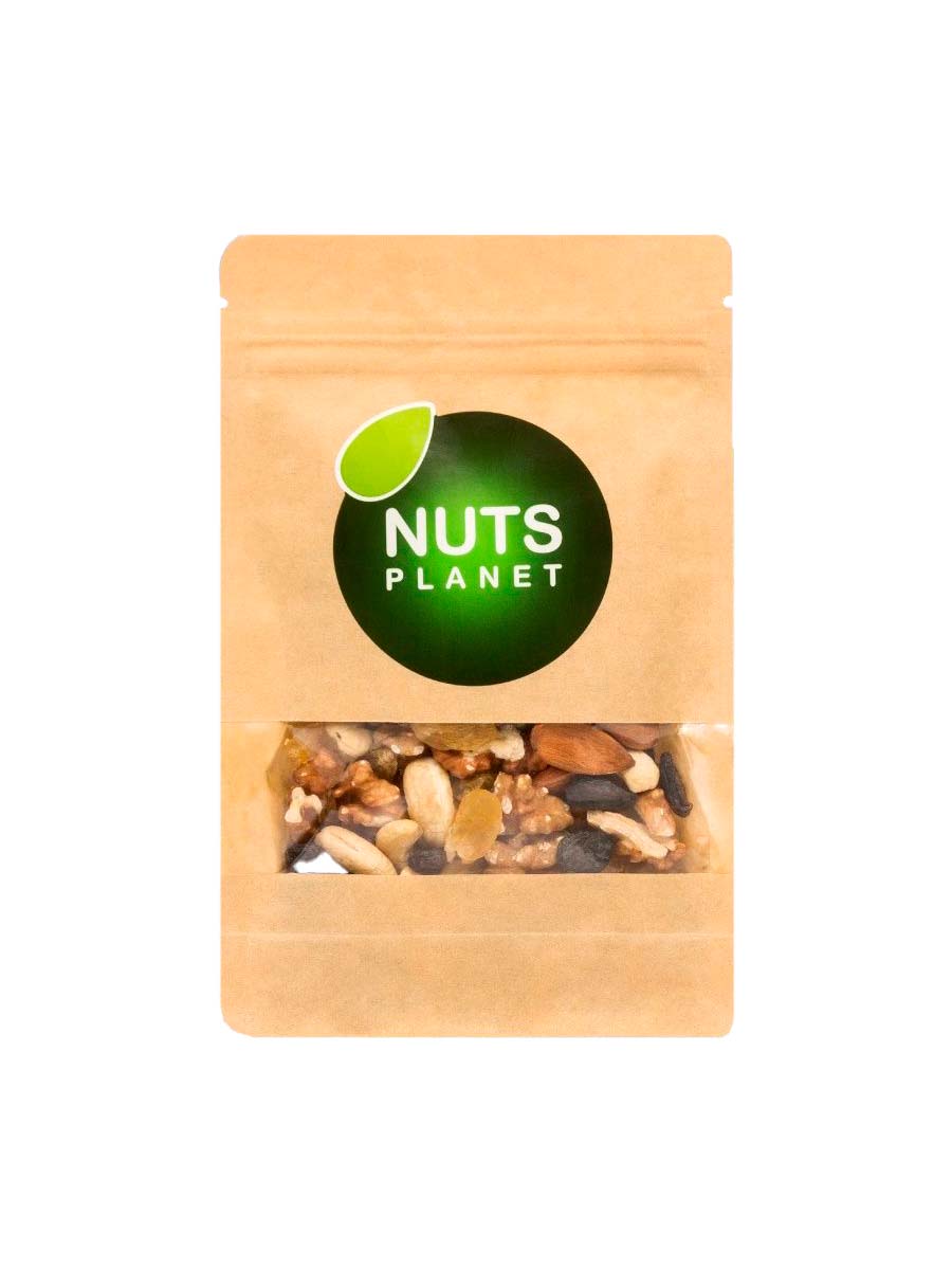 

Ореховая смесь NutsPlanet (изюм, грецкий, миндаль, кешью, бразильский, фундук) 300 г