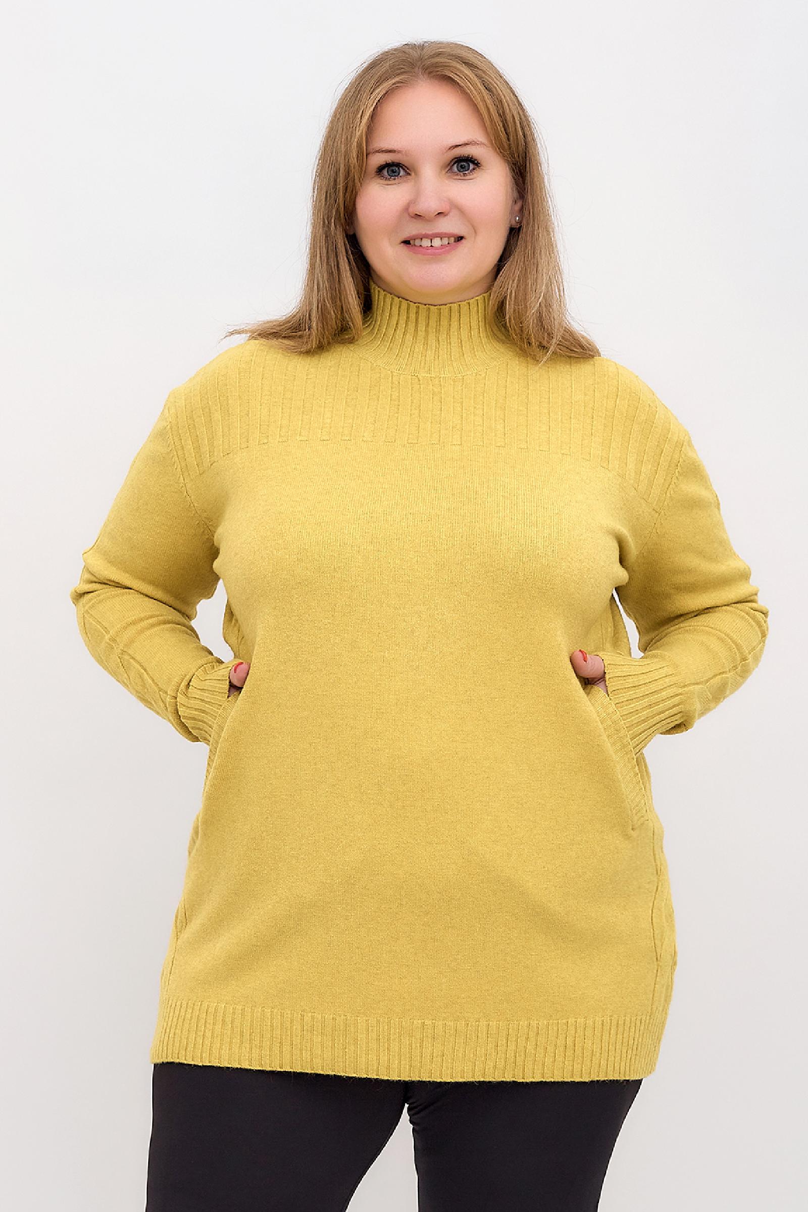 

Джемпер женский LikaDress 18-1809 желтый 52-54 RU, 18-1809