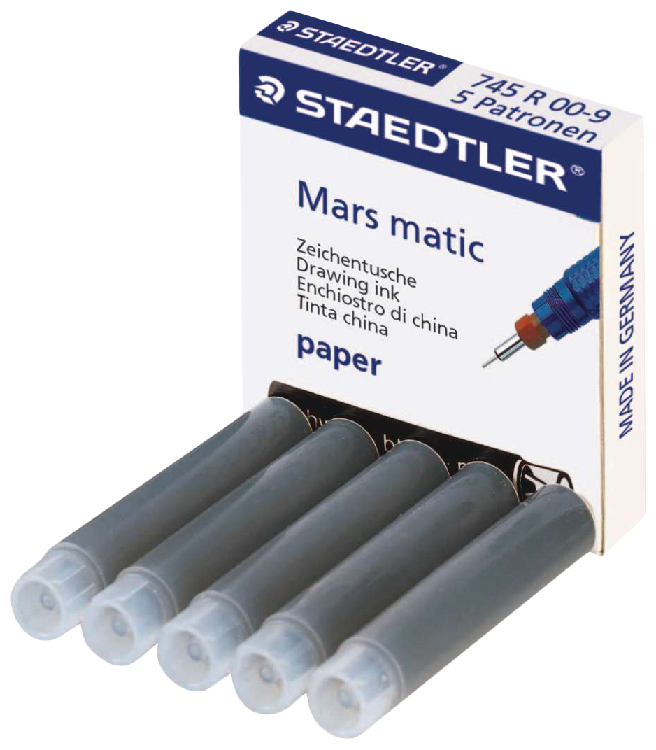 Staedtler Картриджи чернильные Staedtler Mars matic, 0.9 мл 5 штук