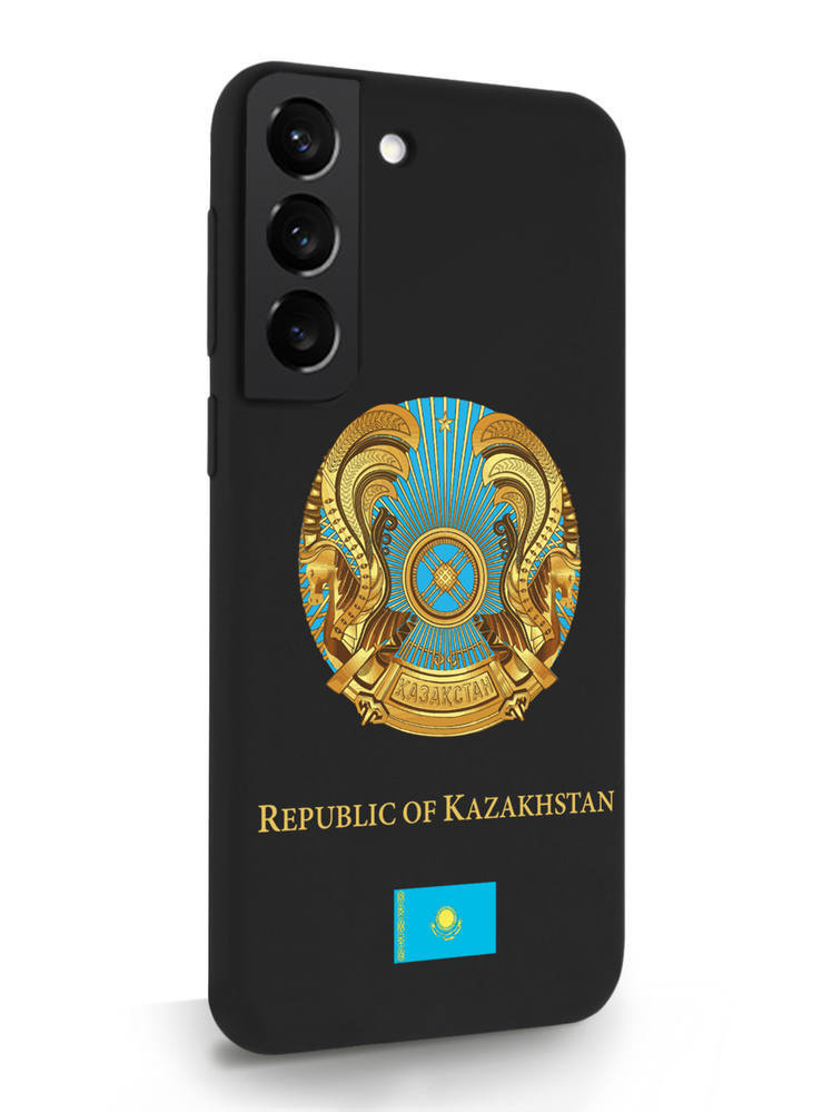фото Чехол signumcase для samsung galaxy s22 герб казахстана черный