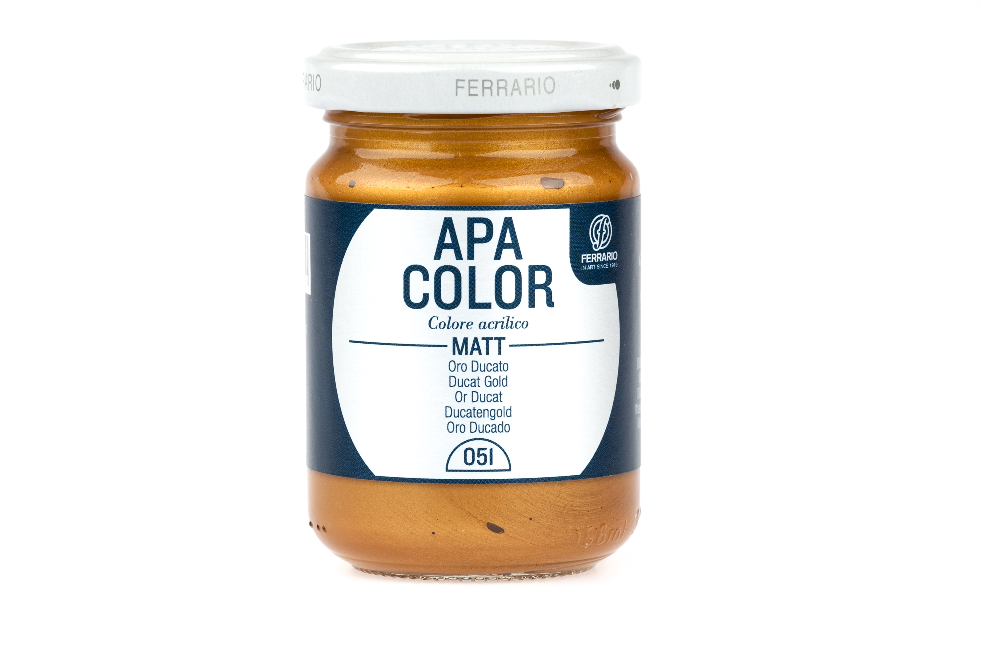 

Акрил Ferrario Apa Color 150 мл № 51 дукатное золото, BA0095AO051