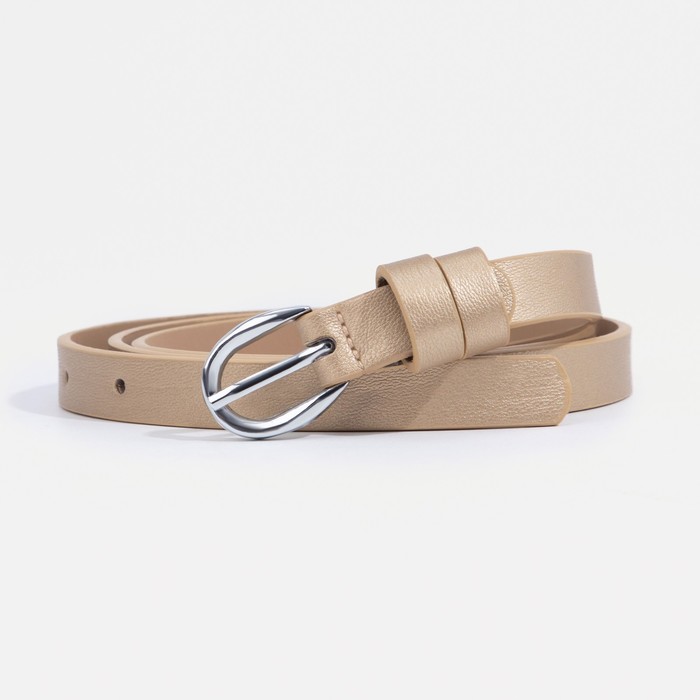 

Ремень женский NoBrand 9285613 золотистый, 115 см, 9285613