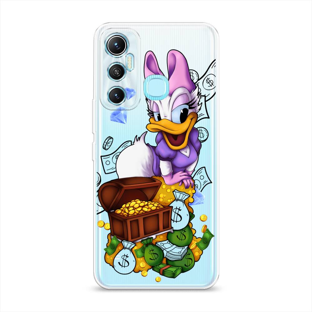 

Чехол на Infinix HOT 11 Helio G70 64 GB "Rich Daisy Duck", Коричневый;белый;фиолетовый, 3100750-6