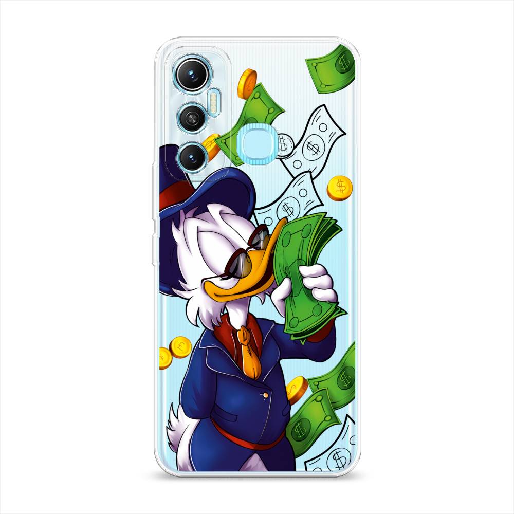 

Чехол на Infinix HOT 11 Helio G70 64 GB "Scrooge McDuck with Money", Синий;зеленый;белый, 3100750-6