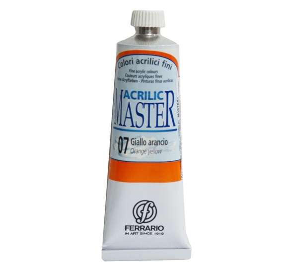 

Акрил Ferrario Acrilic Master 60 мл № 07 оранжевый жёлтый, BM09760CO07