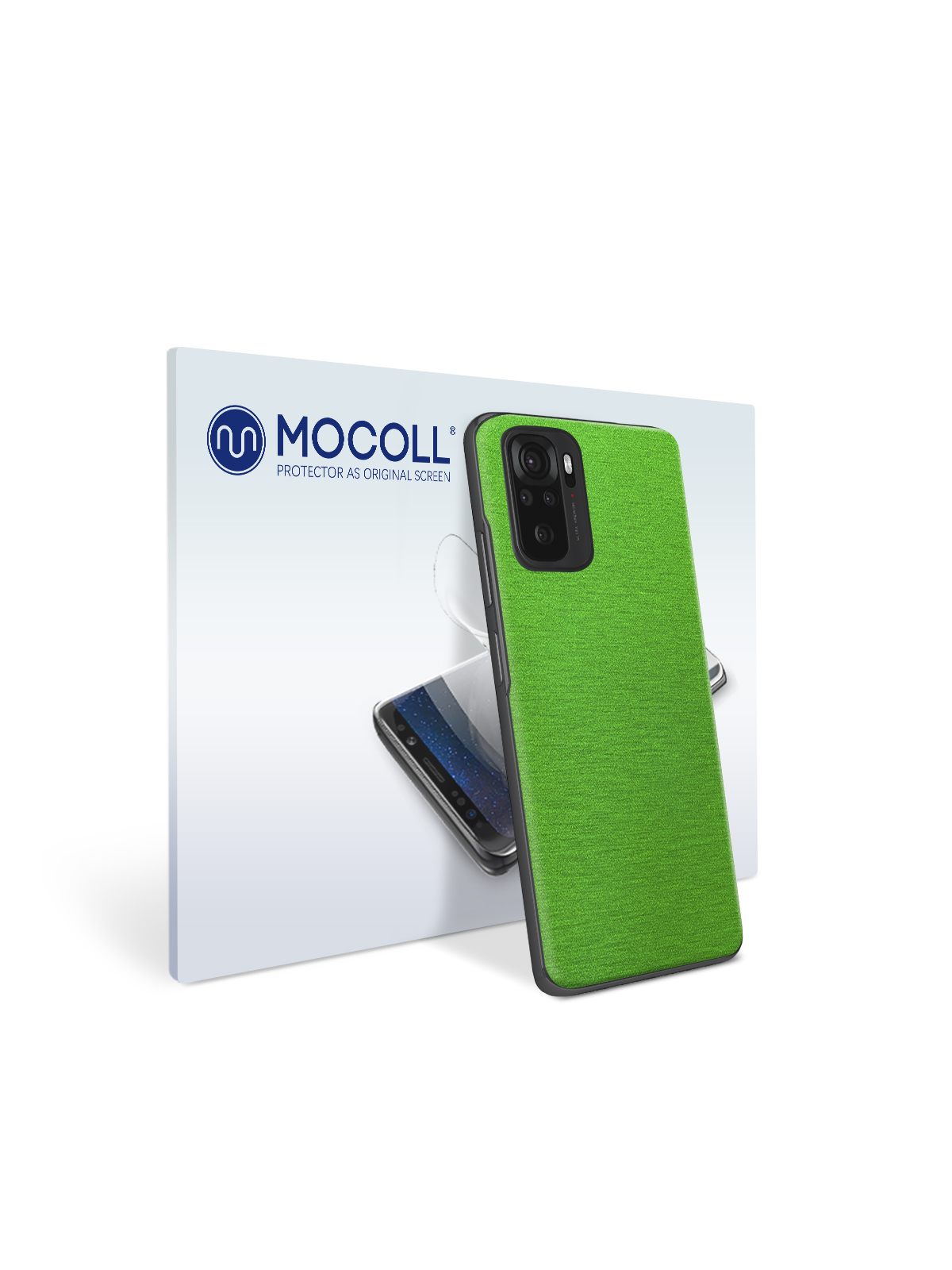 

Пленка защитная MOCOLL для задней панели Xiaomi Redmi Note 10S Металлик Зеленый