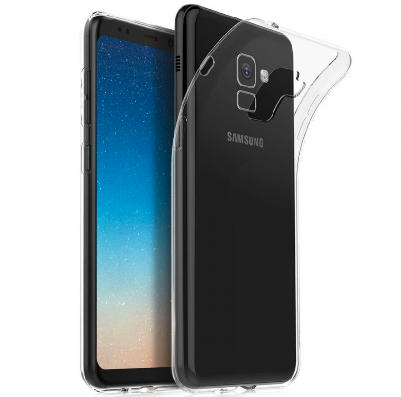 

Чехол-накладка j-case 0.5mm THIN для Samsung Galaxy A8+ (2018) SM-A730 силикон (прозрачный