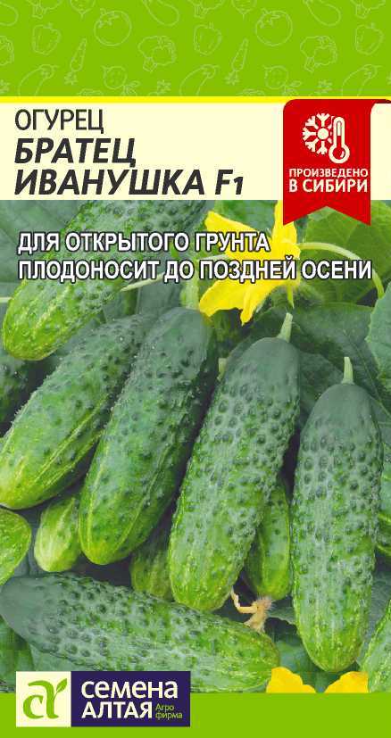 

Семена огурец Братец иванушка F1 Семена Алтая