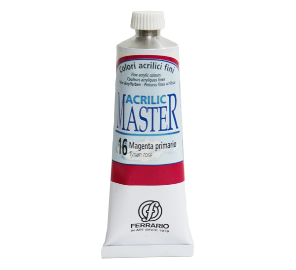 

Акрил Ferrario Acrilic Master 60 мл № 16 маджента, BM09760CO16