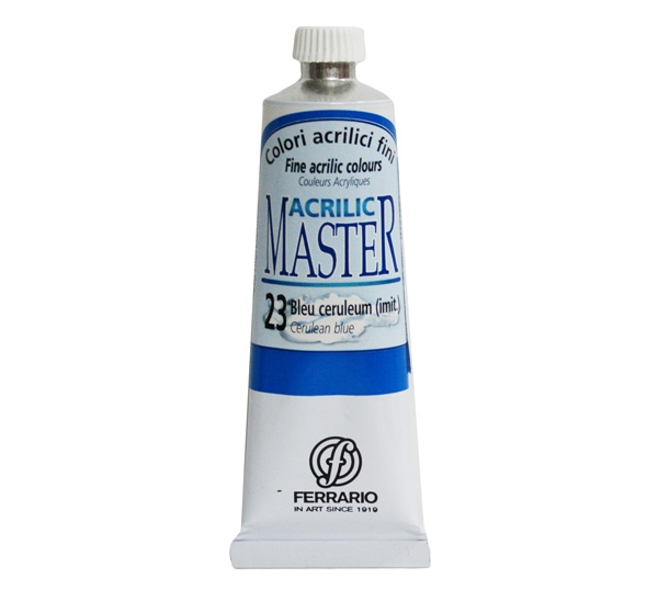 

Акрил Ferrario Acrilic Master 60 мл № 23 церулеум, BM09760CO23