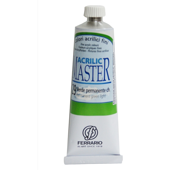 

Акрил Ferrario Acrilic Master 60 мл № 29 зелёный светлый, BM09760CO29