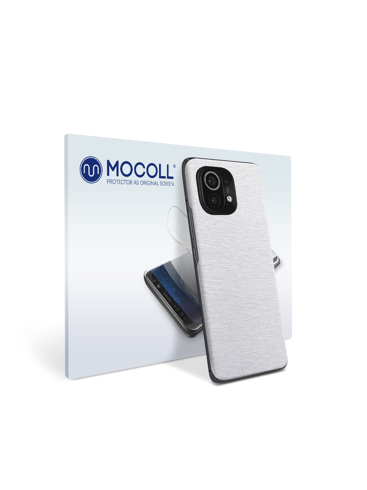 

Пленка защитная MOCOLL для задней панели Xiaomi Mi 11Pro Металлик Серебристый